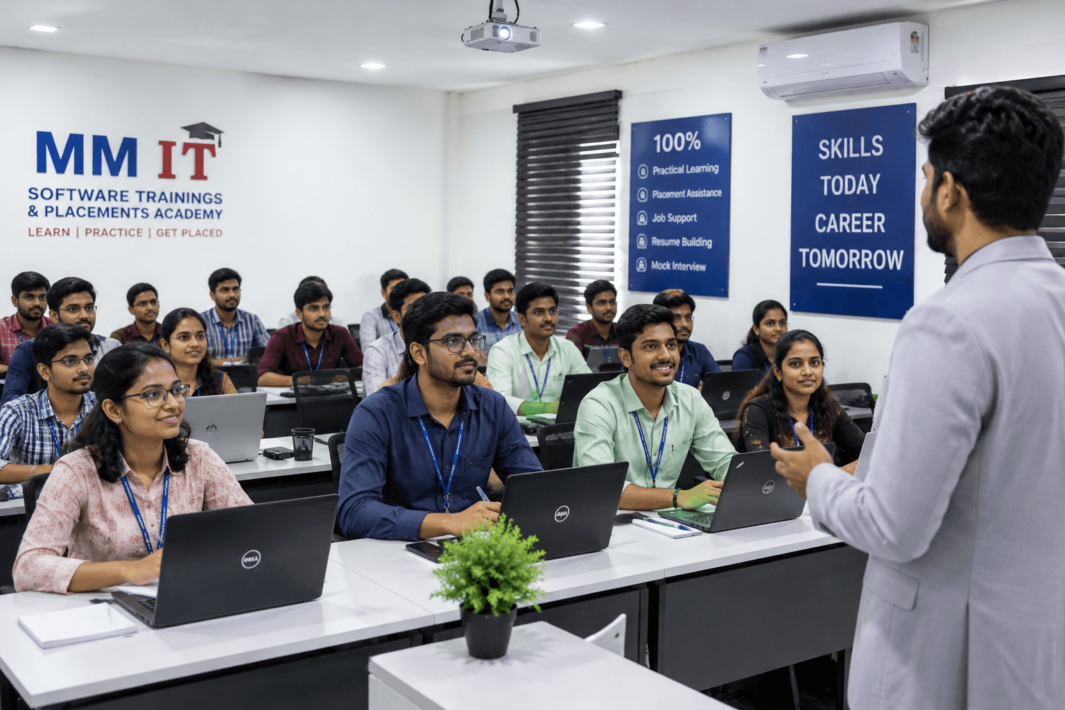 MMIT classroom and practical learning environment